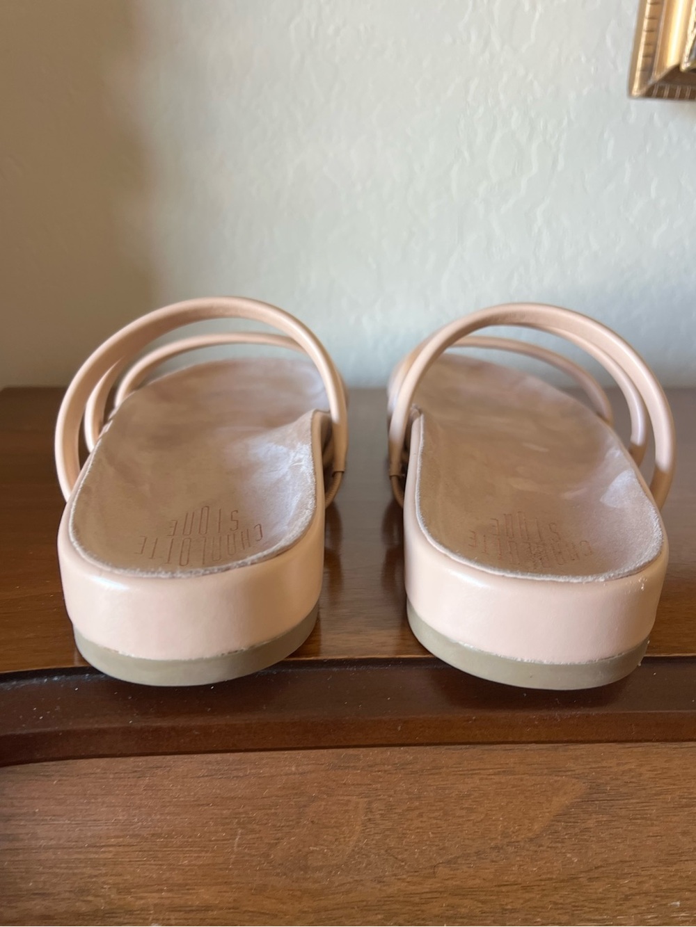 Charlotte Stone Peach/Peche Dolly Sandal Size 11 - Picture 7 of 10